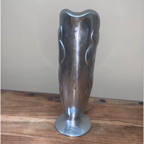 Pewter Pitcher Ewer Wilton Armetale Scroll 1992 DeSousa Mount Joy PA USA vintage - Picture 5 of 5